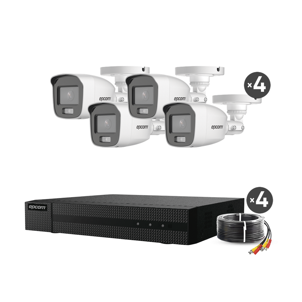 Kit TurboHD 1080p / DVR 4 Cana