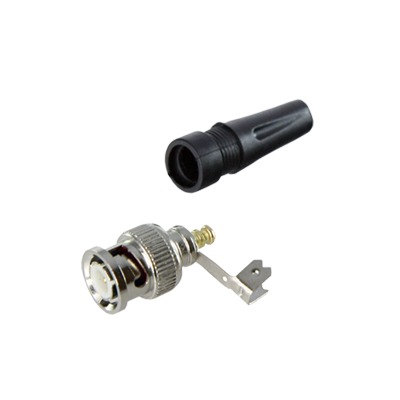 Conector BNC macho en 75 Ohm, 