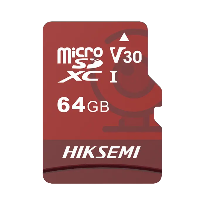Memoria microSD / Clase 10 de 64GB / Especializada Para Videovigilancia (Uso 24/7) / Compatibles con cámaras HIKVISION y Otras Marcas / 95 MB/s Lectura / 40 MB/s Escritura