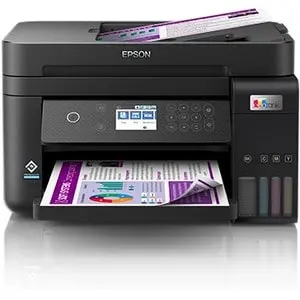Impresora de inyección de tinta multifunción Epson L6270 Inalámbrico EcoTank - Color - Copiadora/Impresora/Escáner - 33 ppm Mono/20 ppm de impresión en color - 4800 x 1200 dpi Impresión - Dúplex impresión Automático - Color De Superficie Plana Escáner - 1200 - Fast Ethernet Ethernet - LAN inalámbrica - Wi-Fi Direct, Epson Connect, Apple AirPrint, Chromebook, Servicio de impresión Mopria - USB