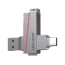 Memoria USB Dual de 256 GB / USB-C y USB-A / Transferencia de Alta Velocidad / Metálica / Compatible con Dispositivos Móviles, Windows, Mac y Linux