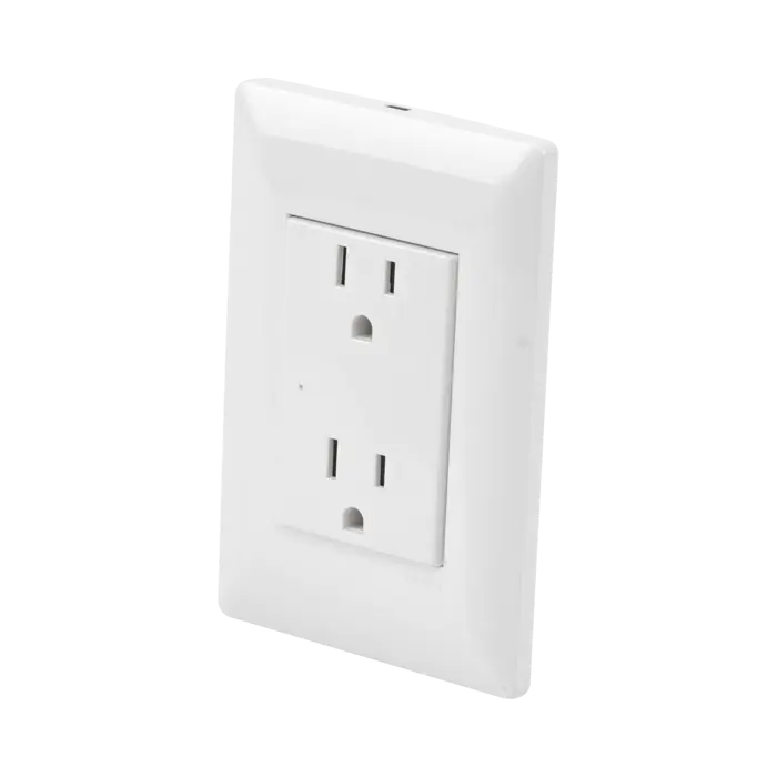 Contacto Inteligente de Pared Doble 120, 15A, con Supresor de Picos Tipo A.