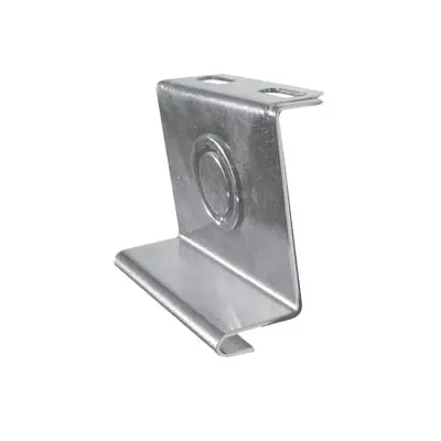 [CH-PST-AUT-66EZ] Placa salida a tubo automática con chequeador 1/2 y 3/4 de 66 mm, con acabado Electro Zinc