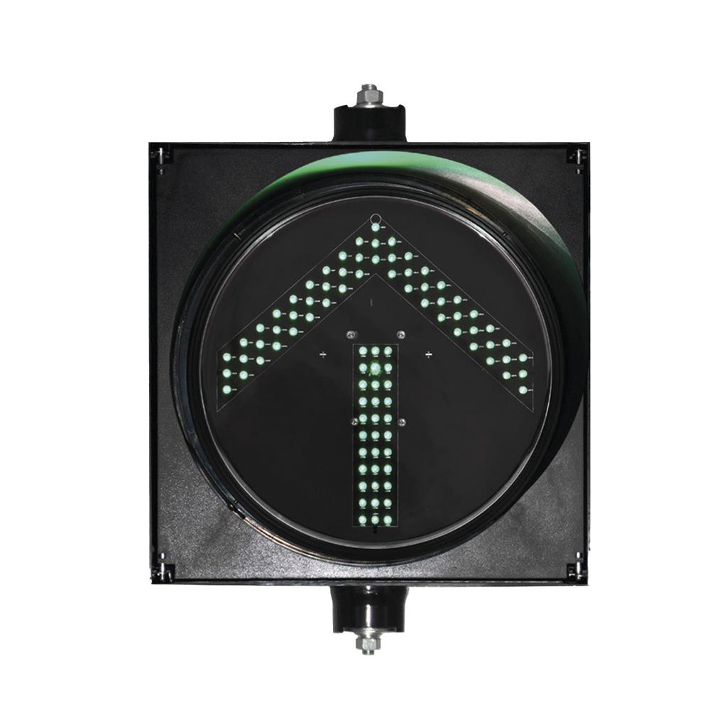 Semáforo / Señalización Flecha Verde / Diametro 30cm / Luz LED .