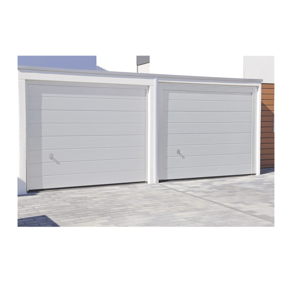 [SEC-GAR188] Sección para puerta de Garage / Lisa / Color blanco / Para GARAGE188 / Estilo Americana.