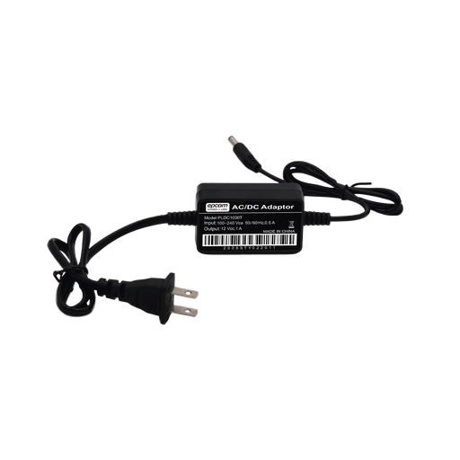 [PL-DC-1000T] Adaptador de Pared de 12Vcc @ 