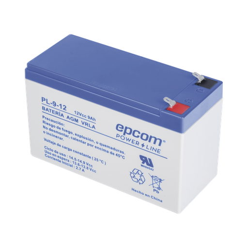 [PL912] Batería 12 Vcc / 9 Ah / UL / T