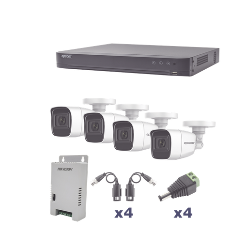 [KEVTX8T4BW/A] KIT TurboHD 1080p / DVR 4 Cana