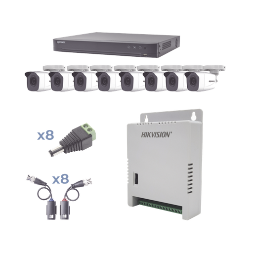 [KEVTX8T8BW] KIT TurboHD 1080p / DVR 8 Cana