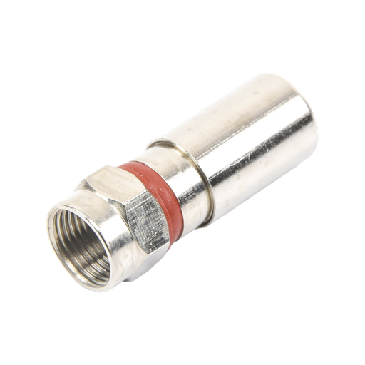 [TT-CON-510-RG6] Conector F Macho de Compresión