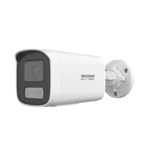 [DS-2CD1T47G2H-LIUF] Dual Light + ColorVu] Bala IP 4 Megapixel / Lente 4 mm / 50 mts IR + 50 mts Luz Blanca / Micrófono Integrado / ACUSENSE Lite / Exterior IP67 / WDR 120 dB / PoE / Micro SD / ONVIF