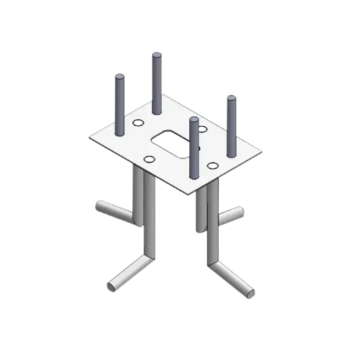 [XB-ANCLA] Ancla Para Sujeción al Piso Compatible con Todas las Barreras Vehiculares XB, XBF y XBS