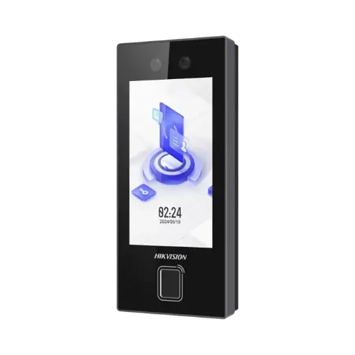 [DS-K1T344EBFWX-E1] Terminal Facial Min Moe con LECTOR DE HUELLAS y Tarjetas PROX EM / 3000 Rostros / 3000 Huellas / Pantalla 4.5" / Administrable en la Nube con HikConnect Teams / Exterior IP65 / PoE / WiFi / HIK-IA 