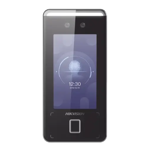 [DS-K1T341CMFW] Terminal Min Moe WiFi de Reconocimiento Facial ULTRA RÁPIDO (Exterior IP65) / Hasta 1.5 mts en lectura / Soporta P2P Hik-Connect / 3,000 Usuarios /QR y Videoportero (ambientes de bajo ruido) / HIK-IA