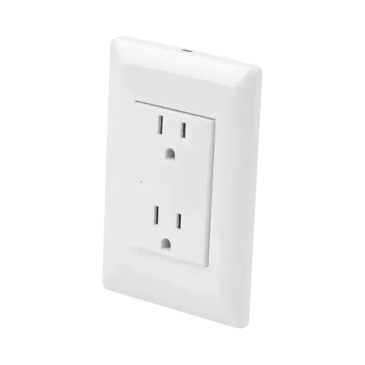 [INTELI-GROUND] Contacto Inteligente de Pared Doble 120, 15A, con Supresor de Picos Tipo A.