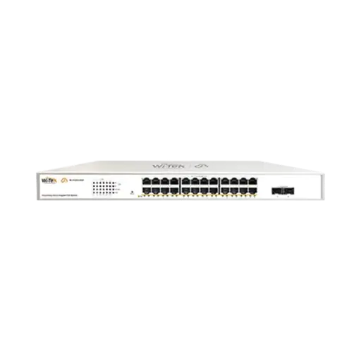 [WI-PCES326GF] Switch Administrable PoE / 24 puertos PoE af/at Gigabit / 2 x SFP Gigabit / Administración Cloud Gratuita / Presupuesto 370 W