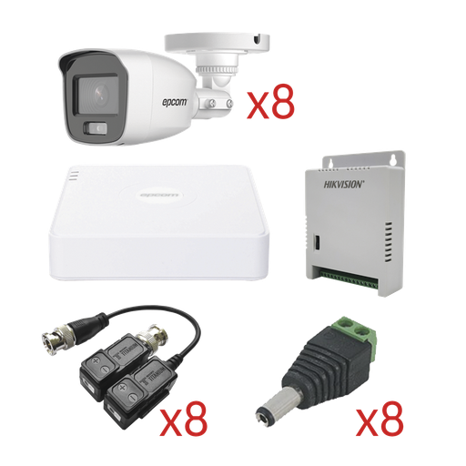[KESTG8T8BG/A] KIT TurboHD con Audio 1080p / 