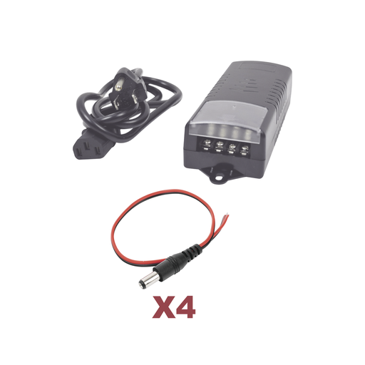 [K1-PS12DC4C] Kit con fuente EPCOM con salid